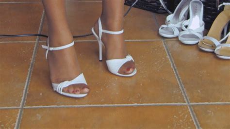Madam Annemarie Crush Site Goldenbrown Striped Miniplatform Sandals