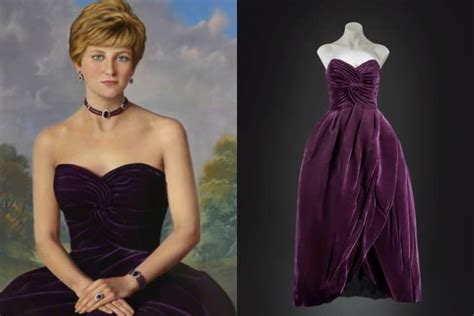 Princess Dianas Iconic Purple Dress To Be Auctioned At Sothebys