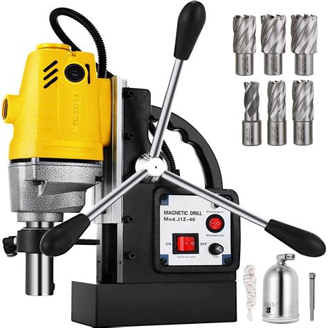 Buy Mophorn W Magnetic Drill Press With Inch Mm Boring