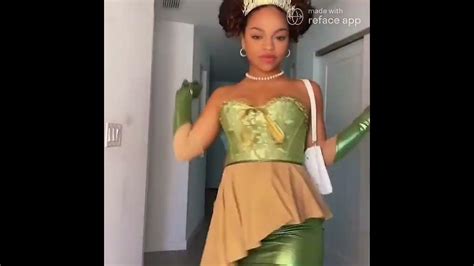 Miah Scott Cosplays Snow White Ariel Princess Tiana And Jasmine 🤟🏾😍🚀💕🙏🏾 ️ Refaceapp Shorts