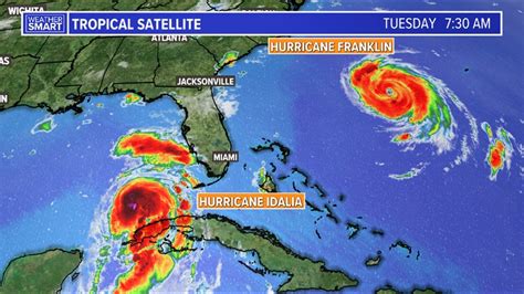 Tracking Hurricanes Idalia Franklin No Impacts Expected In Central