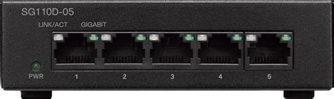 Cisco Sg110d05 Switch 5 Port Gigabit Ethernet Bei Reichelt Elektronik