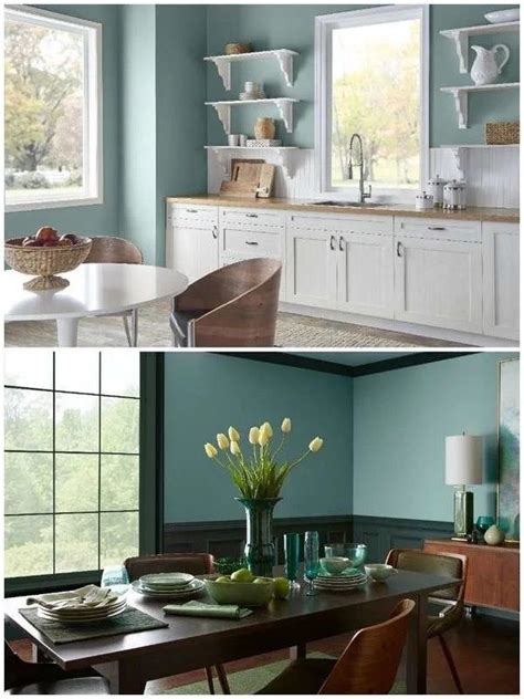 The bold dining room paint color ideas we've chosen on the following pages are guaranteed to transform any dining room from okay to extraordinary. Pin by Mary Callahan on New Apt. | Paint colors for living ...