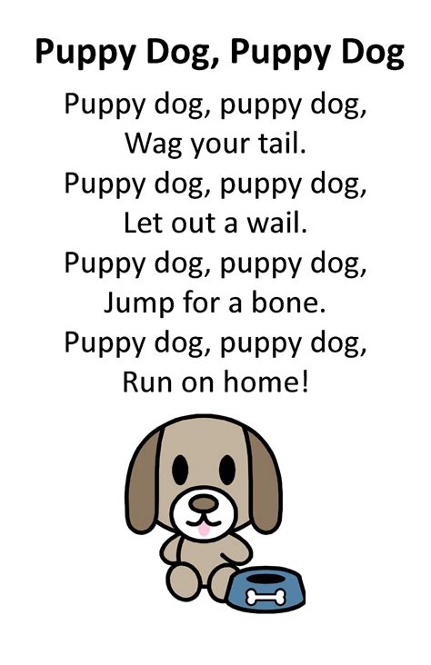 Dog Rhyme Image Search Results In 2023 Preschool Songs Preschool