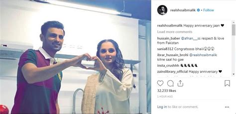 Shoaib Malik Sania Mirzas Mushy 4th Anniversary Post Sets Fans Hearts