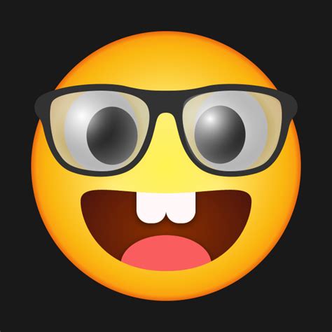 Nerd Face Emoji Design Nerd Face Emoji T Shirt Teepublic