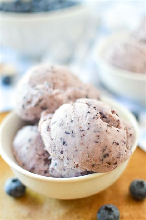 Blueberry Ice Cream Recipe Blueberry Ice Cream Dairy Free