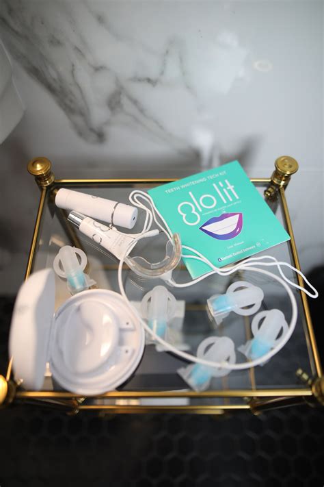 Glo Lit Teeth Whitening Kit Review Shinylittlepearls