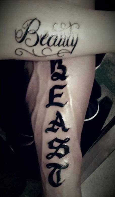 Looking for a good deal on beast tattoo? 19. Beauty and the Beast - 32 of the Best Couples Tattoos ...