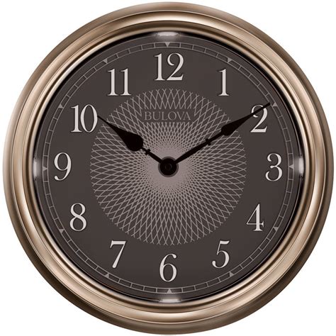 Bulova Clocks C4826 Indooroutdoor 14 Inch Diameter Lighted Dial Time