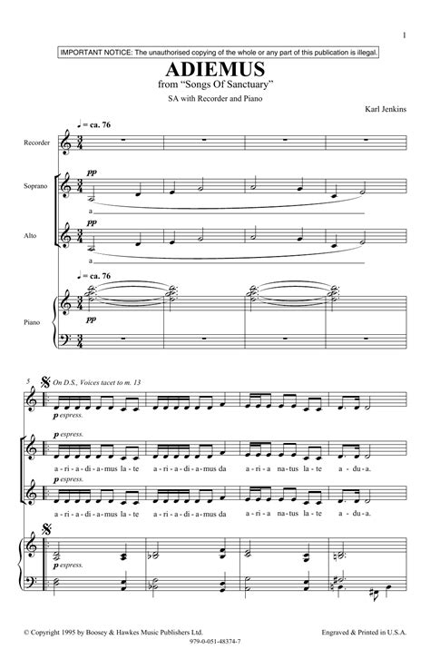 Prximus medley with adiemus (crw mix (proximus). Adiemus (2-Part Choir) - Print Sheet Music Now