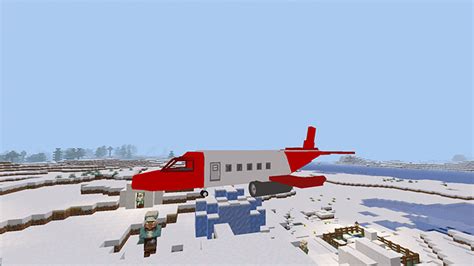 Commercial Airliner Airplane Addon Minecraft Mcpe Addons
