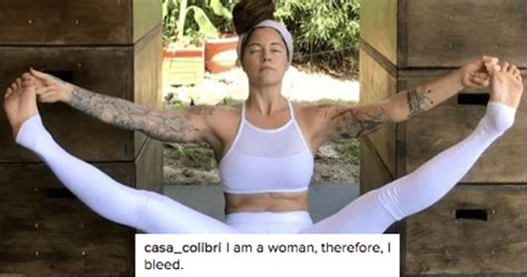 Yogi Bleeding Through Her White Pants Becomes Internet S Controversial New Hero White Yoga