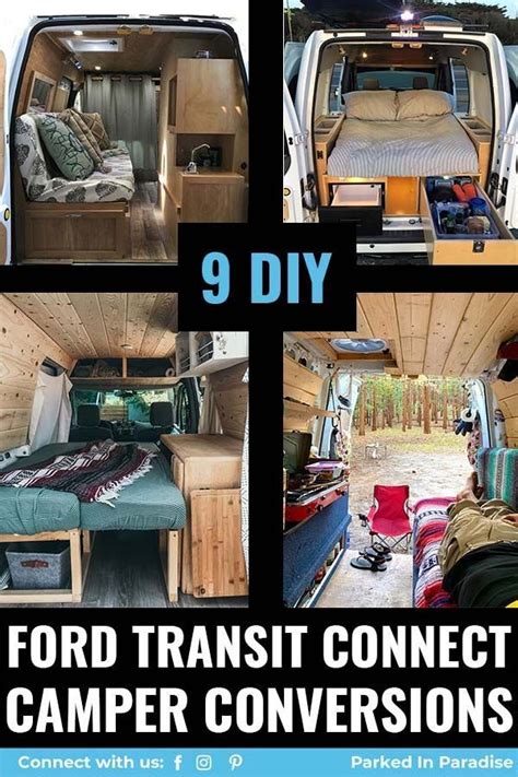 9 Ford Transit Connect Camper Conversions Ford Transit Transit