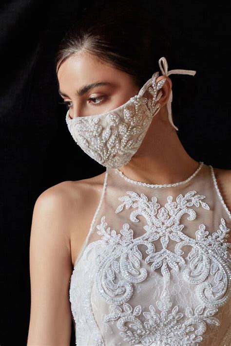 Fashion Forward Bridal Masks For Your Walk Down The Aisle The New