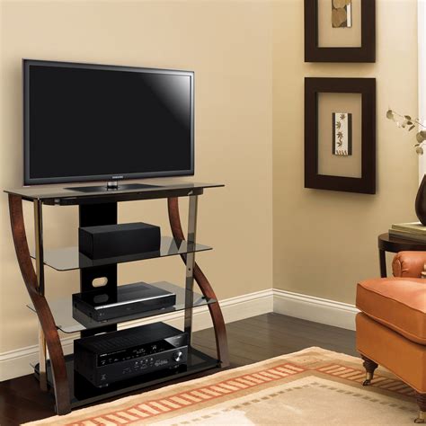 40 Tall Tv Stand For Tvs Up To 42 Espresso Bedroom Tv Stand Black