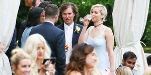 Jennifer lawrence married art dealer cooke maroney on october 19, 2019 at a lavish estate in rhode island called according to people, lawrence chose dior for her wedding gown, which comes as. Jennifer Lawrence and Cooke Maroney's First Wedding Photo