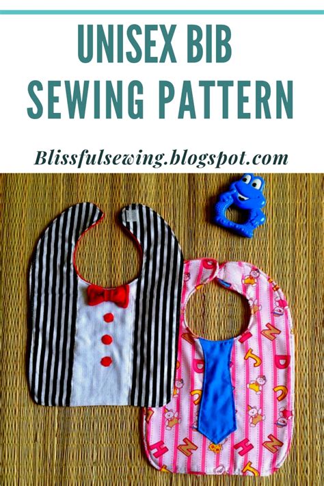 Bib Sewing Pattern Boys And Girls Bib Baby Toddler Bib Sewing