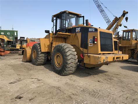 Equipment, machinery, heavy, dozer, cat. A/C Cabin Used Compact Wheel Loaders / Caterpillar Loader ...