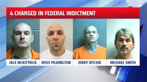 Four Alleged Members Of Universal Aryan Brotherhood Charged With