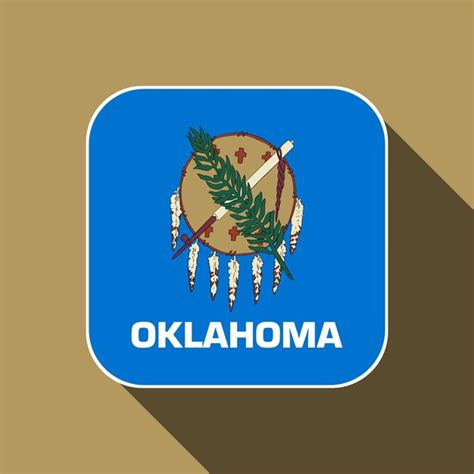 Premium Vector Oklahoma State Flag Vector Illustration