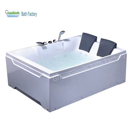 With a molded in arm rest for each bather, plenty of room to stretch out in face to face fashion, a comfortable closed cell foam pillow for each bather and plenty. China Bath Factory 2 Person Hot SPA Jetted Big Tub Shower ...