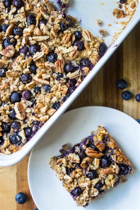 Maybe you would like to learn more about one of these? Blueberry Pecan Baked Oatmeal Recipe | A Wicked Whisk