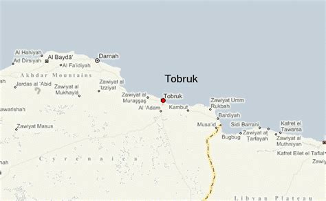 Tobruk Location Guide