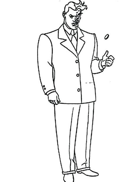 Two Face Coloring Page At Free Printable Colorings