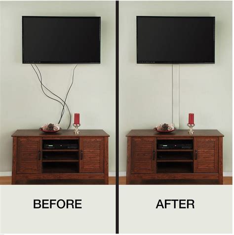 How To Safely Hide Mounted Tv Cables Cleverly Changing