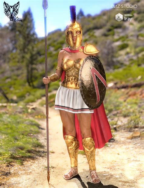Spartan Armor For Genesis 3 And 8 Females Daz 3d