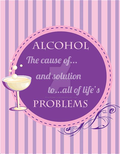 Alcohol Typography Poster By Princessmccain On Deviantart