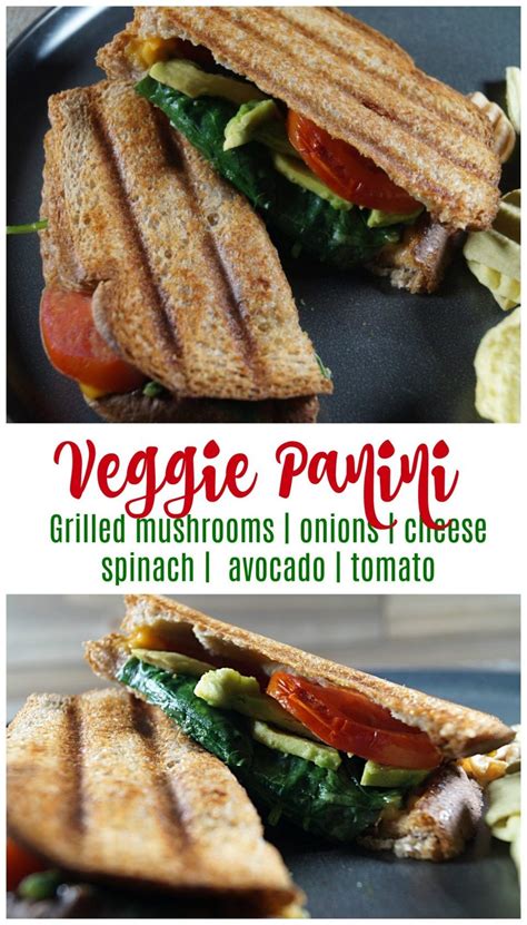 This panini bread needs to be toasted or grilled in order to get that nice crispiness back. Veggie Panini with grilled mushrooms and onions, vegan cheese, spinach, avocado, and tomato. # ...