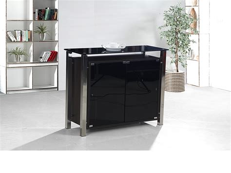 Brimnes cabinet with doors, glass, black, 30 3/4x37 3/8. 2 Door Black Glass Cabinet - Homegenies