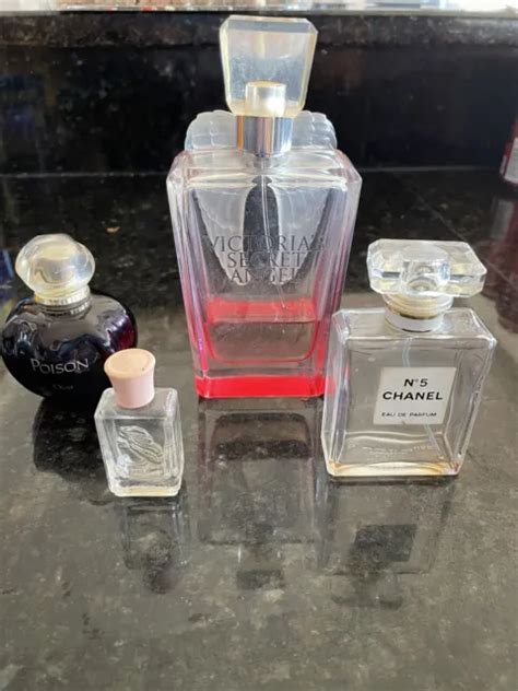 Vintage Perfume Bottles Lot Rare Victorias Secret Chanel No 5 Dior