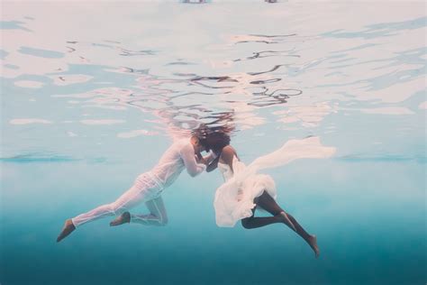 underwater love story behance
