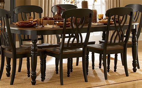 Ohana Black Rectangular Extendable Dining Table From Homelegance