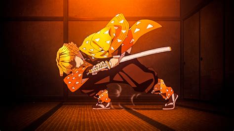 Blonde Boy Demon Slayer Kimetsu No Yaiba Katana Kimetsu No Yaiba Weapon