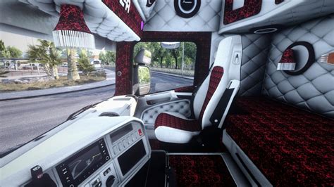 Scania Rjl White Holland Interior Ets Euro Truck Simulator Mods American Truck