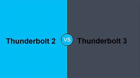 Unterschied Zwischen Thunderbolt 2 Und Thunderbolt 3 Mit Tabelle Es