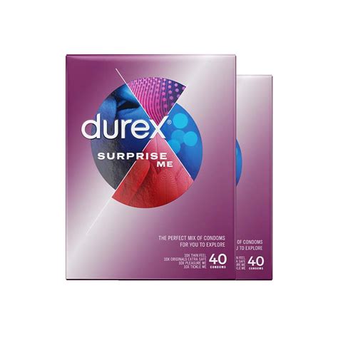 Surprise Me Condoms 80 Pack Durex Uk