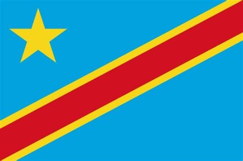 Bandera De República Democrática Del Congo Significado De Colores Y