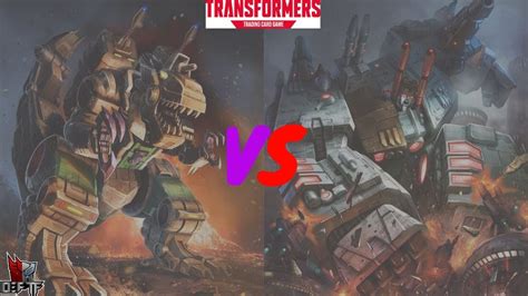 Transformers Tcg Metroplex Vs Trypticon Youtube