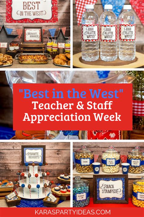 The Best In The West Teacher And Staff Appreciation Week Is On Display