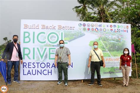 Bicol River Basin Restoration Launching Ceremonial Dredging And Bamboo