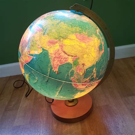 World Globe Lighted Globe Lamp Light Replogle World Horizon Series