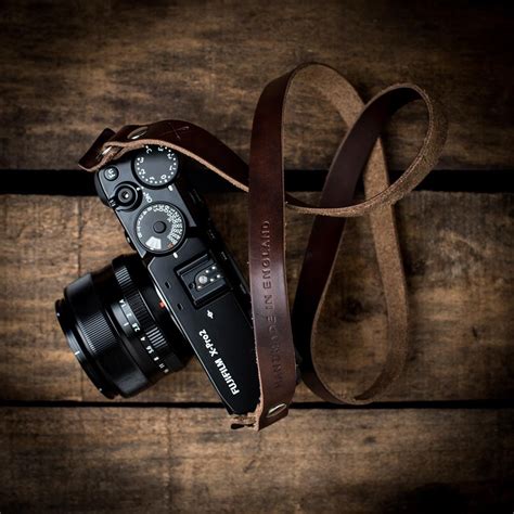 Kensington Leather Camera Strap Brown Leica Nikon Fujifilm Sony Leather Camera Strap