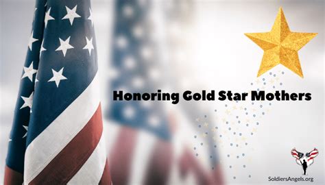 Celebrating Gold Star Mothers Day Soldiers Angels