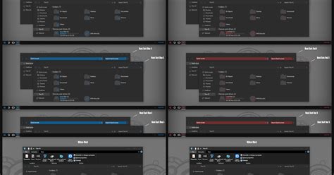 Numix Dark Blue And Red Theme For Windows 10 20h2 Cleodesktop I