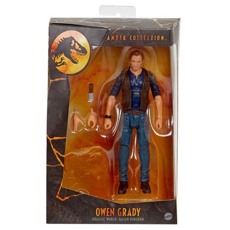 Jurassic World Owen Grady Inch Scale Amber Collection Action Figure